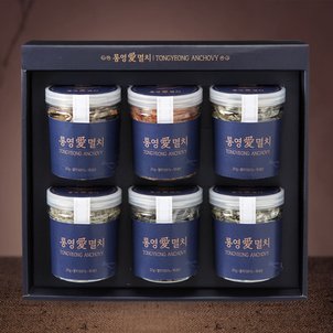 [1월 15일 이후 순차 출고]통영애멸치6종세트 특선2호(대멸100g+중멸100g+세멸150gx2+홍새우 70gx2)