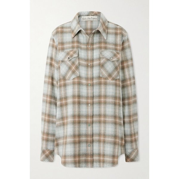 갓스 트루 캐시미어 체크 캐시미어 셔츠 46376663162987777