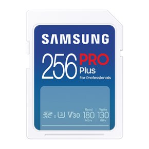 전자 공식인증 SD카드 메모리카드 PRO Plus 256GB MB-SD256S/APC