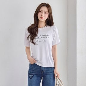 나염 레터링 반팔 티셔츠_M2604TS030B