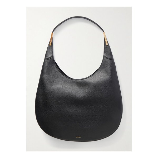 사베트 플로렌스 텍스처 가죽 토트 블랙 46376663162908824