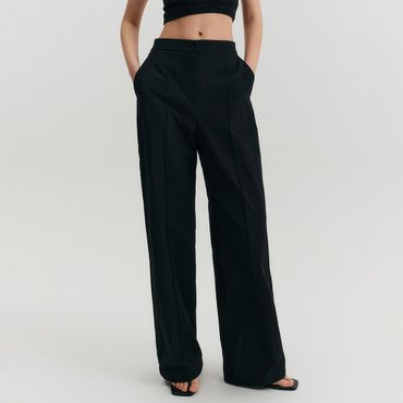 룩캐스트 포시스 나일론 라인 팬츠_블랙 / POSIS NYLON LINE PANTS_BLACK