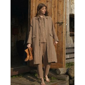 Linen Natural Dyed Coat