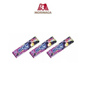 일본 모리나가 제과 하이츄 HI CHEW 하이츄 포도맛 12알입 X 3개 세트