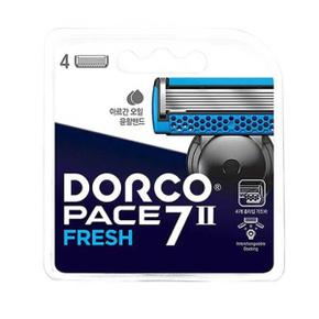 아트박스/익스트리모 DORCO PACE7 ll 전용 프레쉬 면도기날 7중 4개입