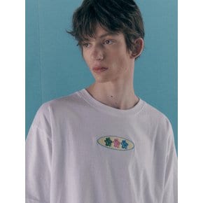 Circle bear Over fit T-Shirts AS1117 (White)