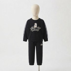 노스페이스 키즈 걸즈 블루시 세트 BLACK NM5MS04U