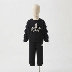 노스페이스 키즈 걸즈 블루시 세트 BLACK NM5MS04U