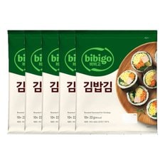 CJ 비비고 김밥 김 22g X 5봉 김밥용 도시락 소풍