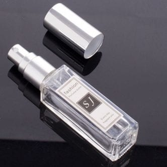  휴대용 화장품 스프레이 유리 공병 실버 20ml