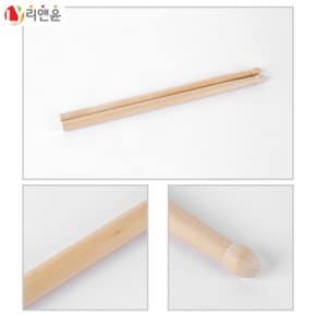 드럼스틱 30cm 북채 드럼채 연습용 초보용 난타 채 스틱 우드팁 2개세트