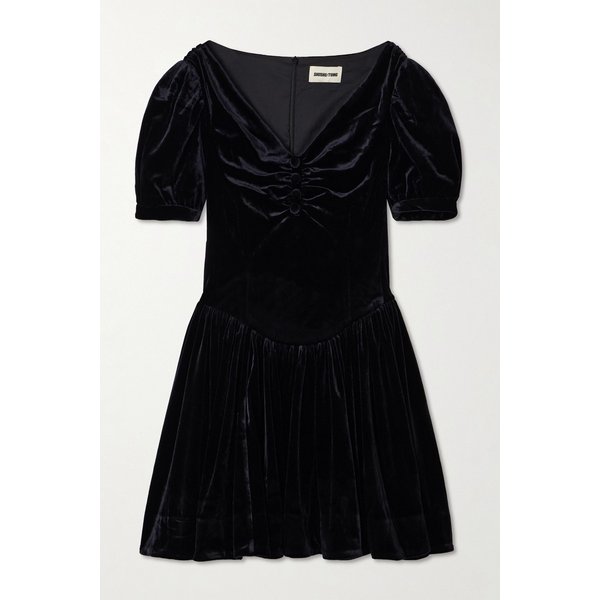 러시드 벨벳 미니 원피스 46376663162923030