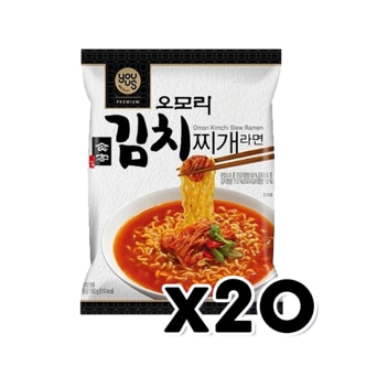  오모리 김치찌개라면 봉지면 160g x 20개