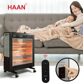 한경희 리모컨 4단 석영관 리모컨 히터 HAAN-Q1000 / 거실 사무실 난로 전기히터