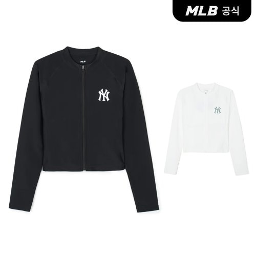 [코리아공식] [MLB] 여성 베이직 집업 래쉬가드 (2 COLOR)