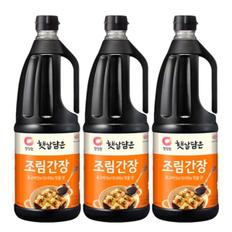 청정원 햇살담은 조림간장 1.7L x3개