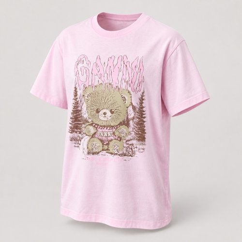 26FW BASIC COTTON RELAXED T-SHIRT TEDDY FOREST (A1