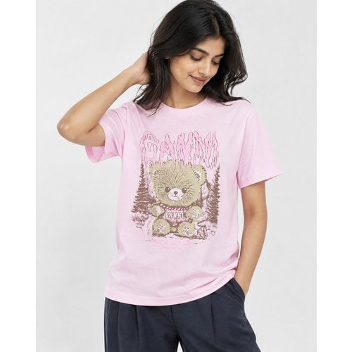 26FW BASIC COTTON RELAXED T-SHIRT TEDDY FOREST (A1