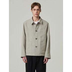 [soluzioni] linen work jacket_CWJAM24002IVX