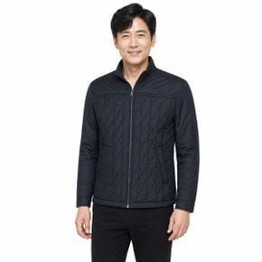 남성 누빔 스탠드넥 데일리 패딩 점퍼 YD JUW 873_P437687909