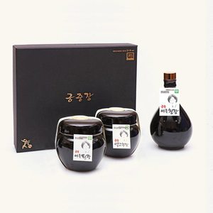  식품명인 권기옥 궁중장 주(主) 선물세트 (지함+보자기+쇼핑백)