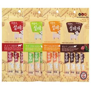 이맛이 설레개 강아지간식 애견간식 짜먹는츄르 4P X ( 3매입 )