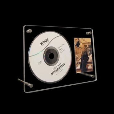 오너클랜 아크릴 CD 홀더 CD 1+포카1 수납 보관 거치대 CD꽂이