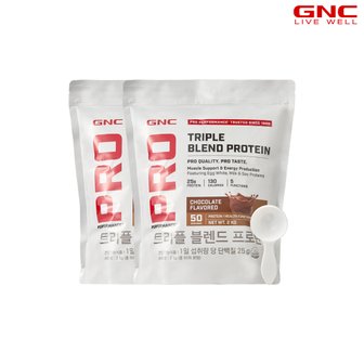GNC 트리플 블렌드 프로틴 2kg (50회 분량)x2_1002813x2