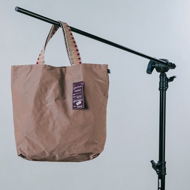 미야앤솔 가벼운 방수성 타이벡소재 데일리 토트에코백 모카커피컬러 모카