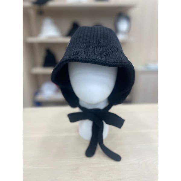[여주점] 여성 니트 귀달이 탈착 버킷햇 GQ422LCPN1 BLCK