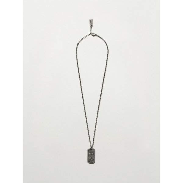 [라이즈PICK]S 로고 펜던트 목걸이_실버
