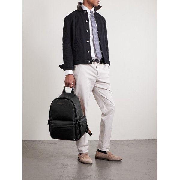 브루넬로쿠치넬리 풀그레인 가죽 백팩 46376663162997942