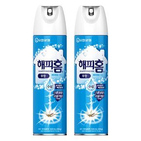 해피홈 에어로솔 수성 무향 500ml X 2개