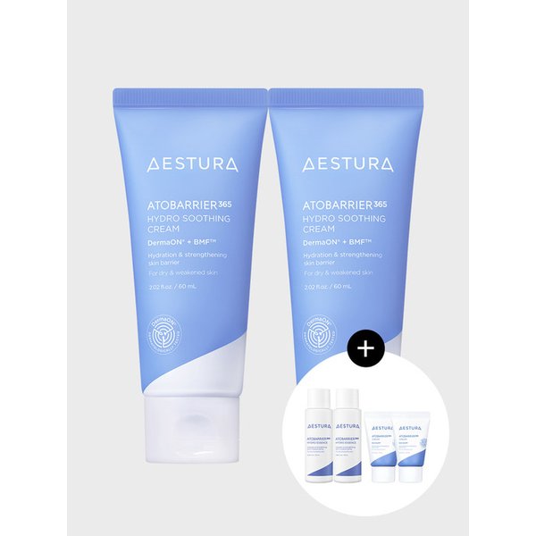 아토베리어365 하이드로 수딩크림 60ML 2개
