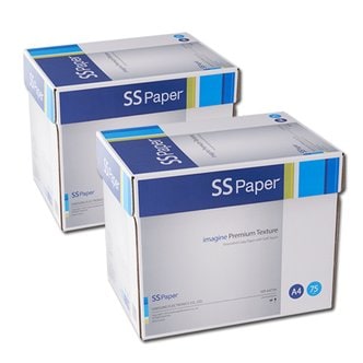 SS페이퍼 삼성 SS페이퍼(SSpaper) A4용지 75g 2박스(5000매)