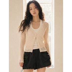 CROCHE SUMMER KNIT CARDIGAN_T513OT803