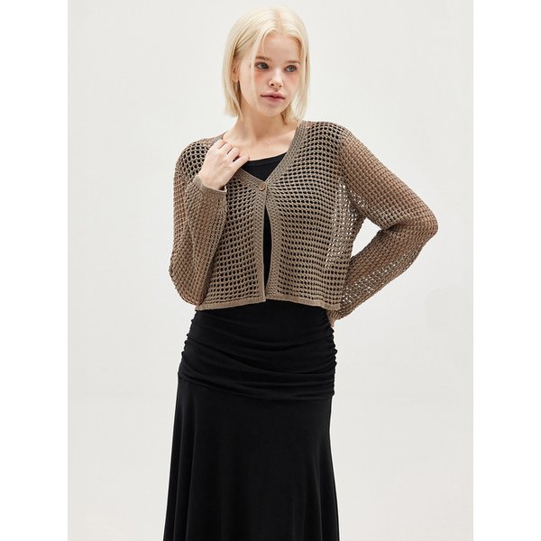 CROCHE SUMMER KNIT CARDIGAN_T513OT803