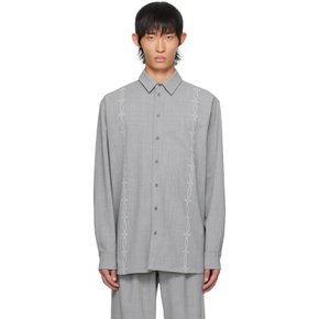 소울랜드 그레이 데이먼 셔츠 32027-1254 GREY EMROIDERED