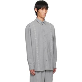 소울랜드 그레이 데이먼 셔츠 32027-1254 GREY EMROIDERED