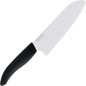 일본 교세라 식칼 과도 Kyocera FKR160N Fine Ceramic Santoku Knife 6.3 inches 16 cm 블랙 Ble