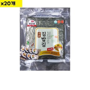 식자재 새우표 김밥김 100매 200g x20개 (WDABE9F)