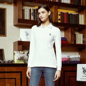 [U.S. POLO ASSN.] 여성 긴팔 DOUBLE PQ 티셔츠