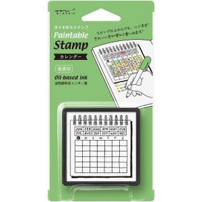 일본 미도리 스탬프 Midori 35399006 Paintable Stamp Calendar Design 1632039