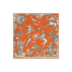 [이누이에디션] CARRE ASTROLOGIE ORANGE SCARF_INCA192AST08