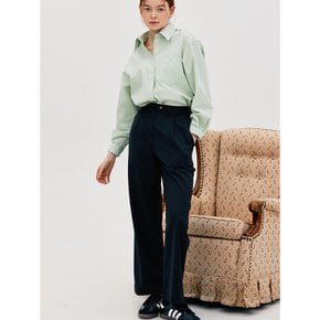 L Button Loop Slacks_Black