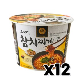 오모리 참치찌개라면 큰컵 135g x 12개(1BOX)