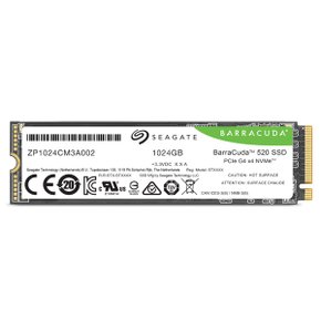 씨게이트 바라쿠다 520 M.2 NVMe SSD (1TB)