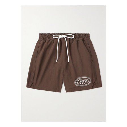 CHERRY LOS ANGELES 체리 로스앤젤레스 파이브 스타 스트레이트 로고 자수 셸 스윔 쇼츠 46376663162907129