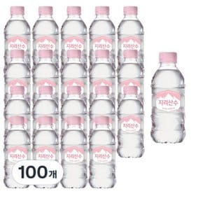 아워홈 지리산수 핑크, 330ml, 100개