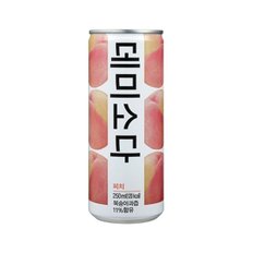 데미소다 피치 250ml 캔 1박스(30입)